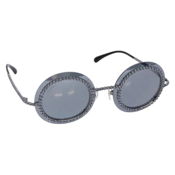 CHANEL Sunglasses plastic Black CC Auth 131207V - Picture 1 of 13